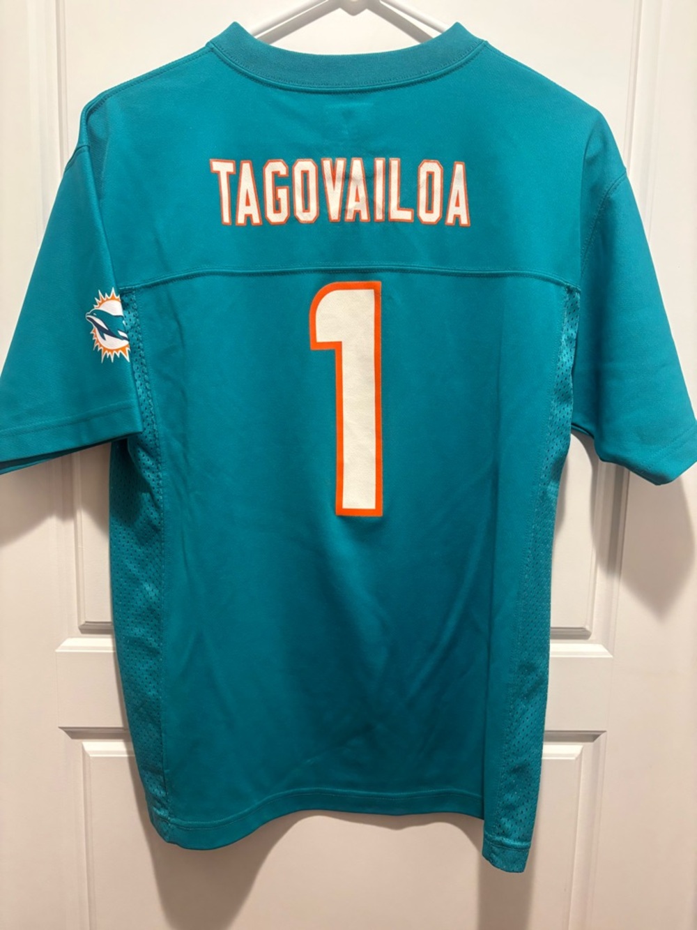 Miami Dolphins #1 Tua Tagovailoa NFL Team Apparel Youth Jersey size Youth Large